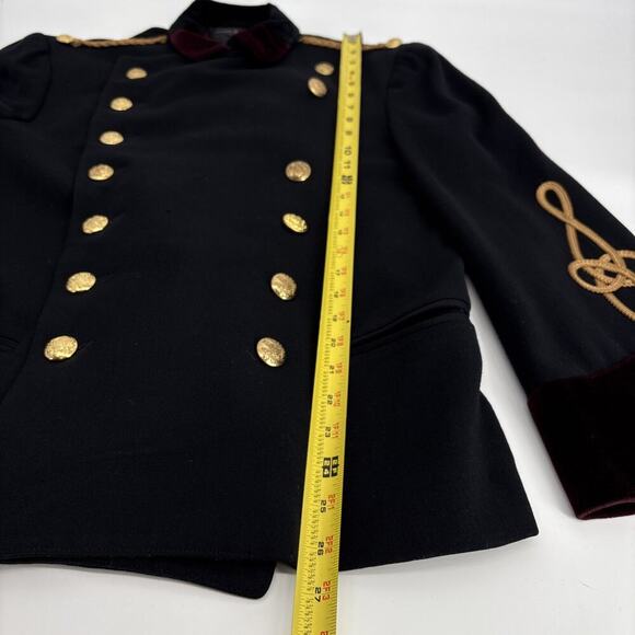 Ralph Lauren Collection Vintage Wool Military Army Officer Jacket Blazer 80s 90s - Picture 8 of 16